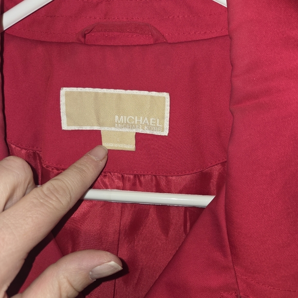 Gorgeous pink Michael Kors coat, women's size large - Picture 7 of 7